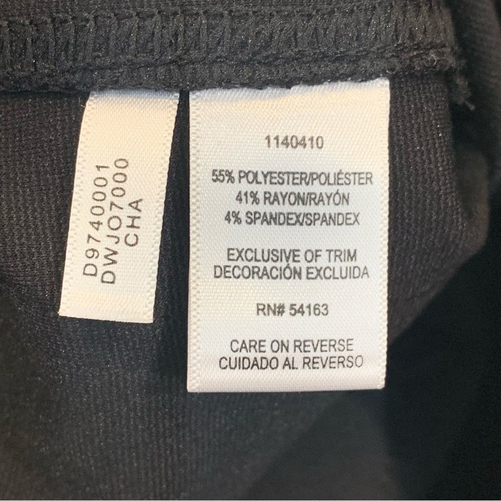 DKNY Charcoal Color Classic Pants Size 8 - Picture 6 of 9